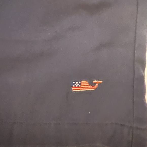 Men’s Navy Blue Patriotic Vineyard Vines Whale Shorts Size 30 - Picture 3 of 7